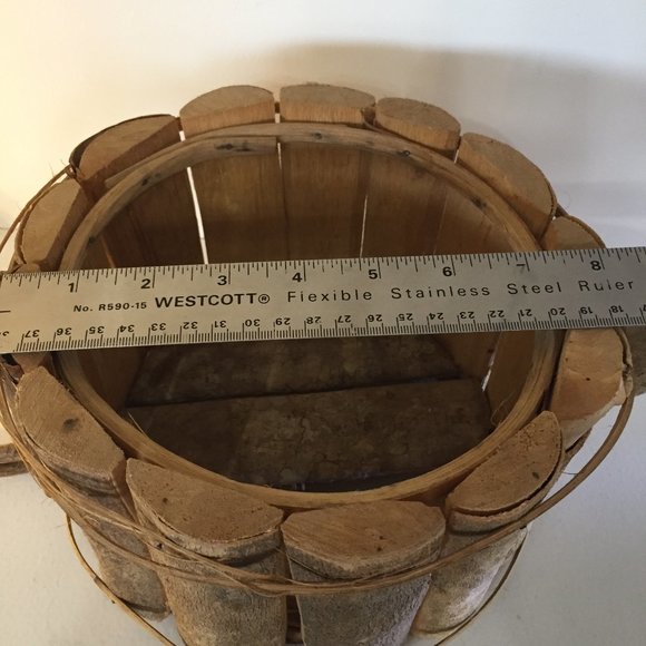 Planter Wood Natural Watering Can Shape - Picture 12 of 12